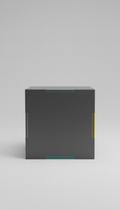 Graphite-finish plyometric box